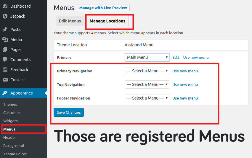 Create Custom Multiple Menus in WordPress [Without Plugin]