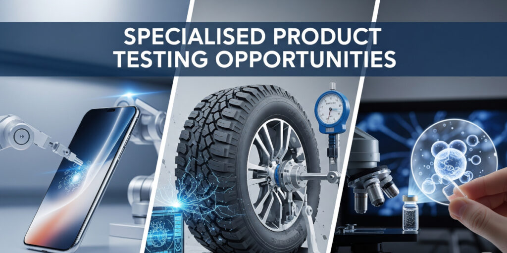 Specialised Product Testing Opportunities