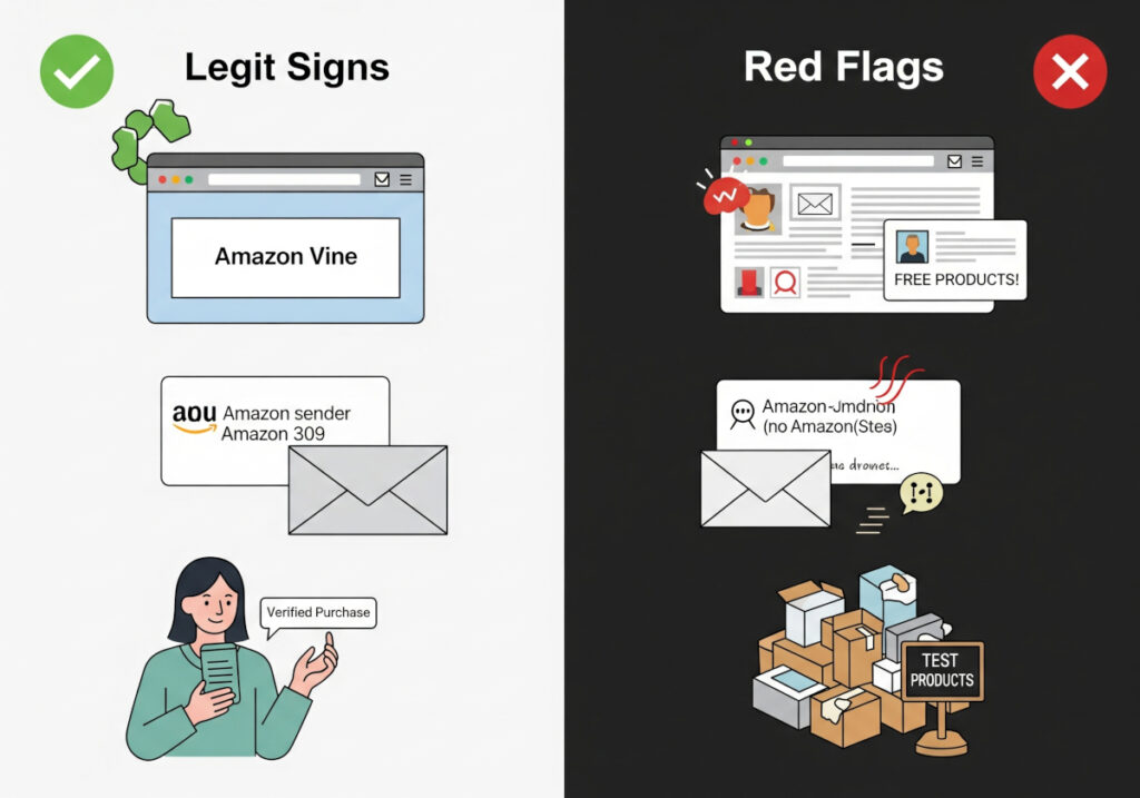 How to Test Products for Amazon and Get Paid in 2026 2 Spot Real vs. Fake Amazon Product Testing Offers