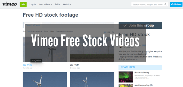 vimeo free stock videos