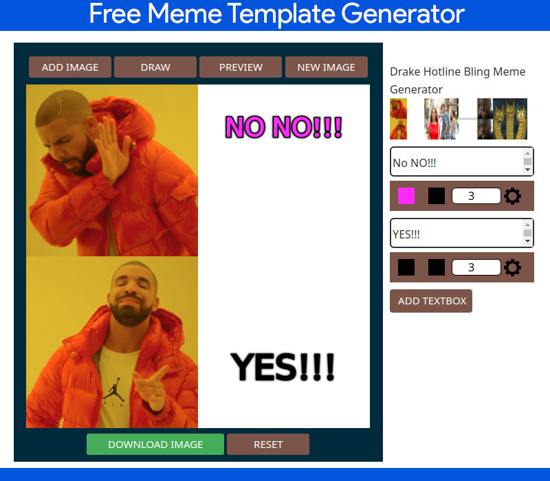 free meme template generator