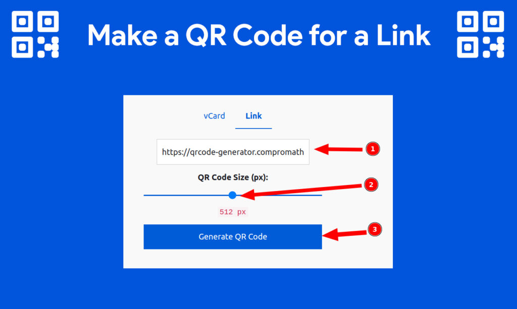 make a qr code for a link 2