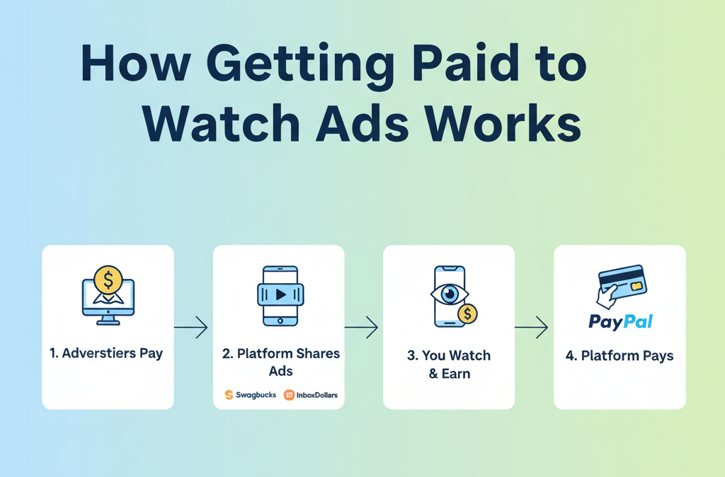 How Getting Paid to Watch Ads Works