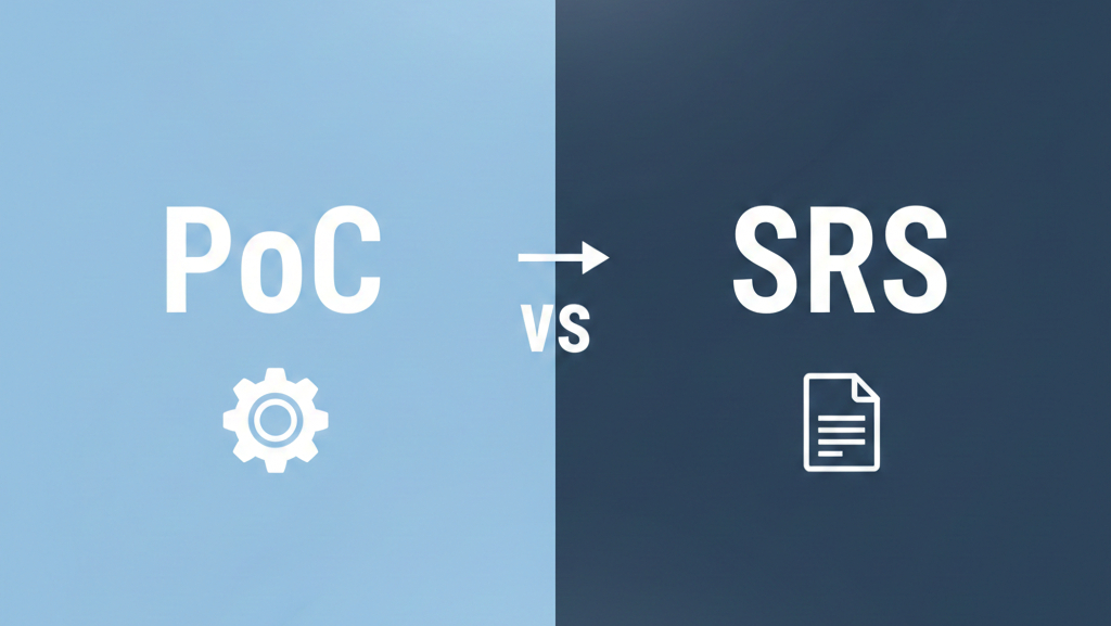 PoC vs SRS: De‑Risking Software Projects from Day One