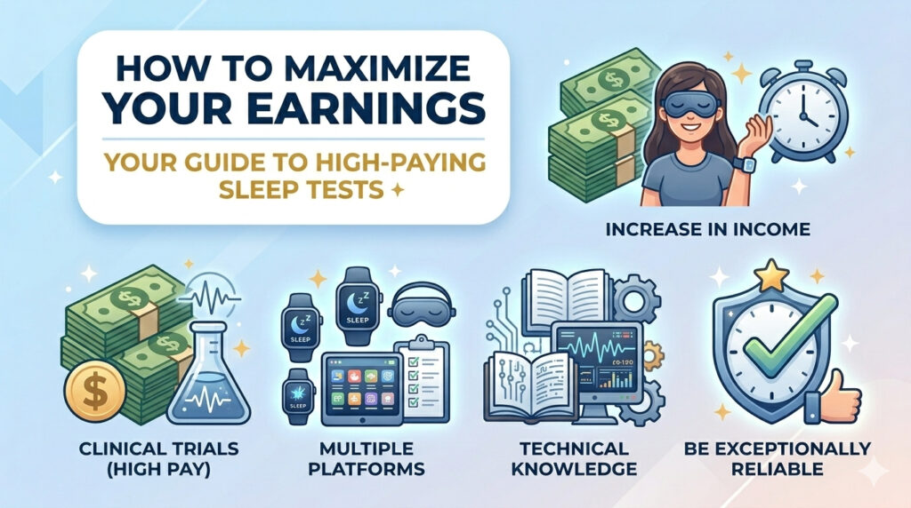 How to Become a Professional Sleep Tester in 2026: Get Paid to Nap 4 How to Maximize Your Earnings