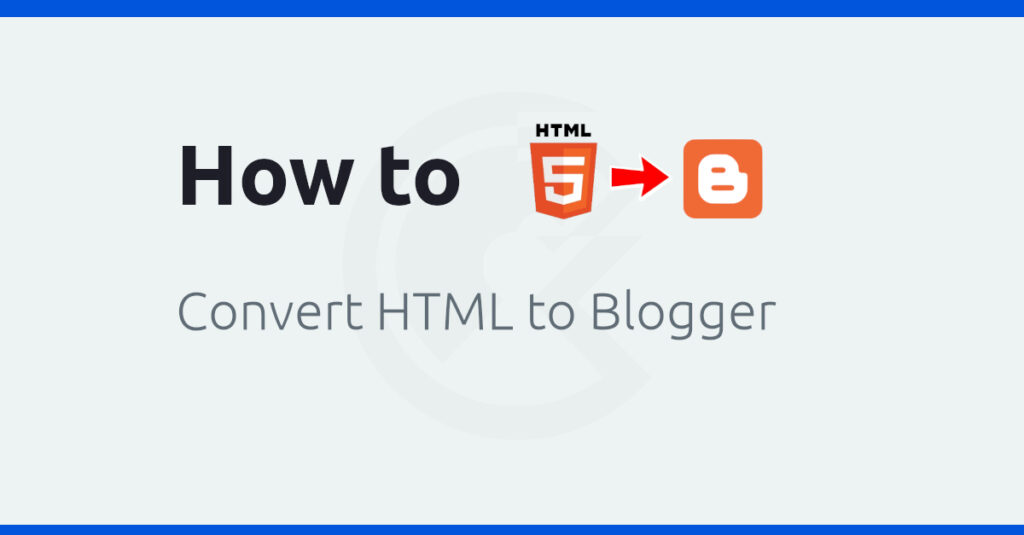 convert html to blogger xml