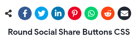 round social share buttons css