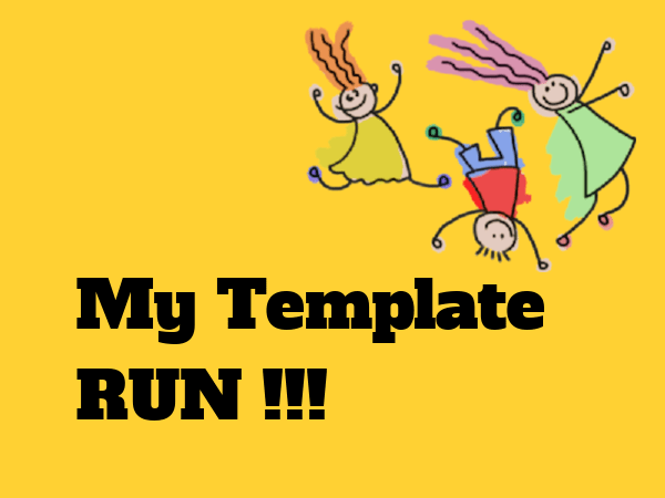 my blogger template run