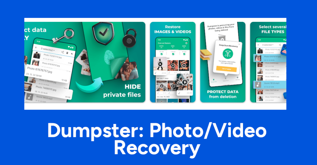 dumpster photo video recovery