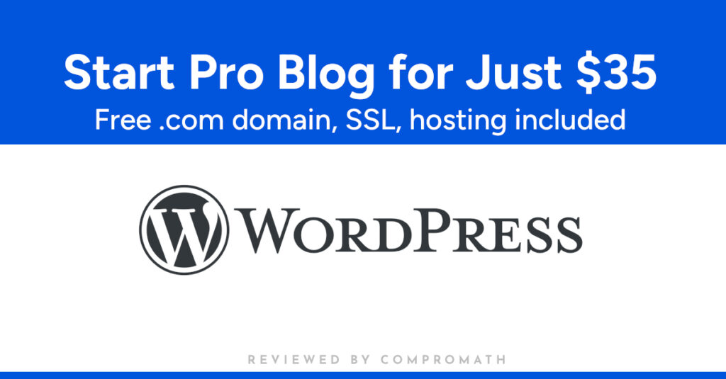 How to Start a Professional WordPress Blog for Just $35