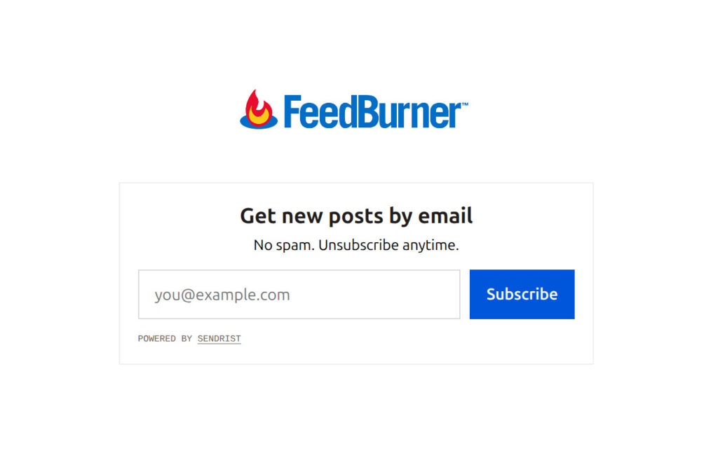 Feedburner Alternatives for Blogger With Email Subscription Widget