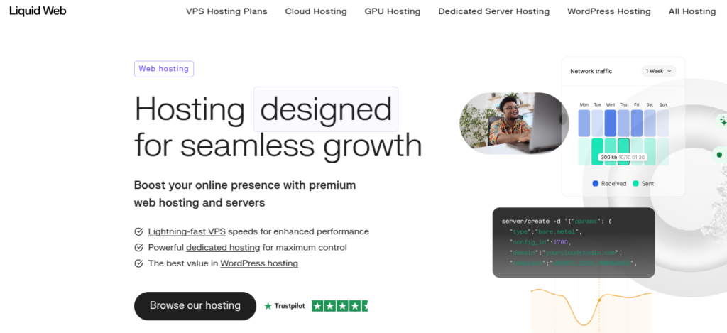 Liquid Web high performance WordPress cloud hosting