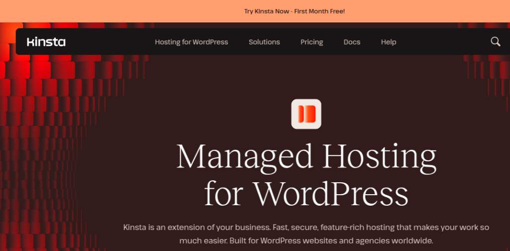 Kinsta managed WordPress hosting on Google Cloud