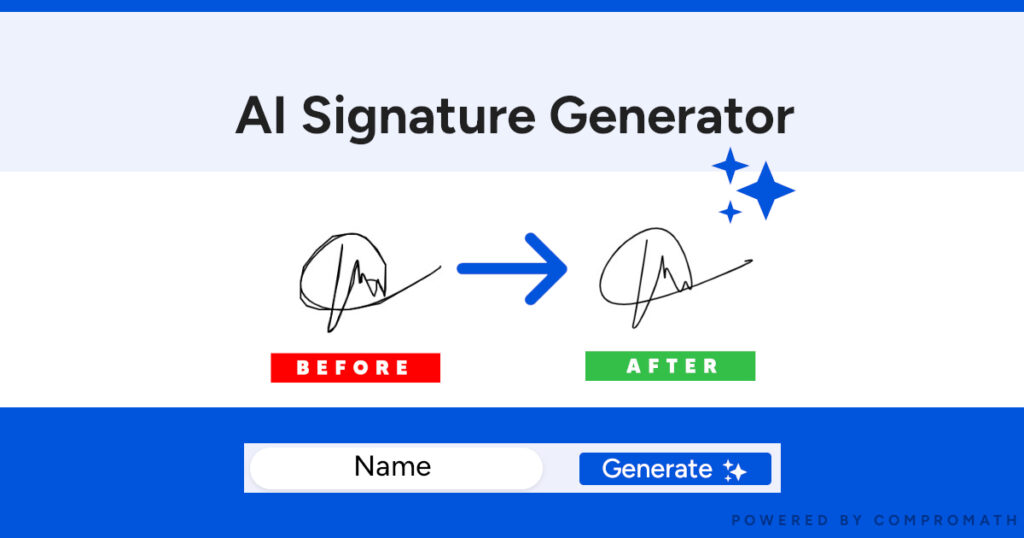AI Powered Handwritten Signature Generator