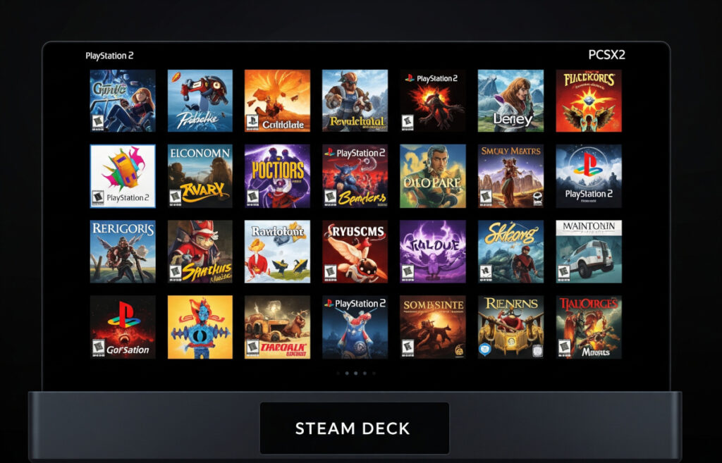 PlayStation 2 PS2 Games on Your Steam Deck with PCSX2