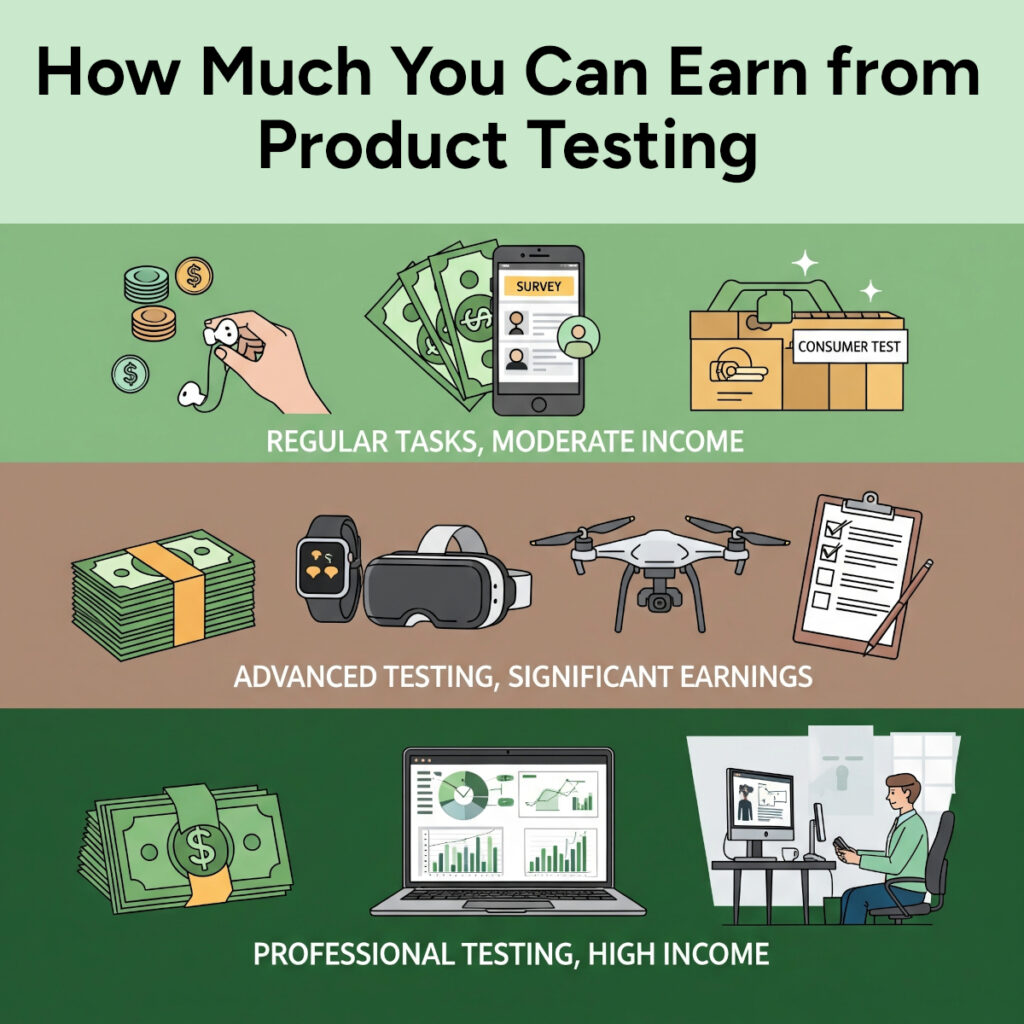 How Much You Can Earn from Product Testing