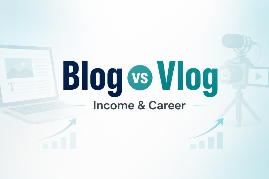 Blog vs Vlog in 2026 Which Is Better for Income and a Long Career