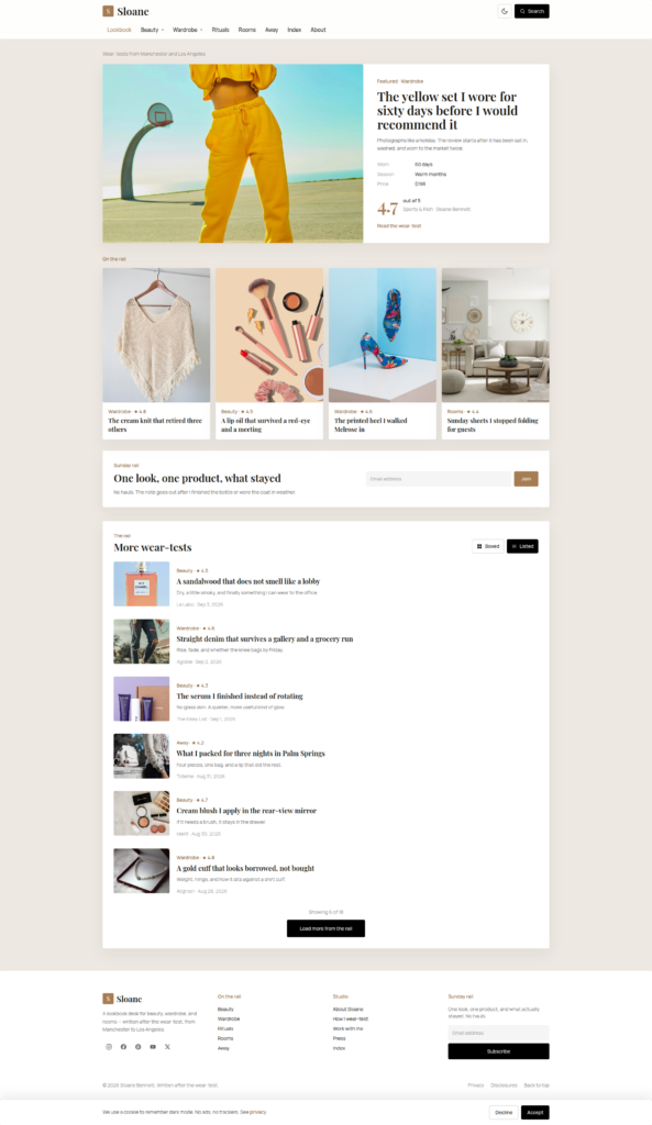 10+ Premium WordPress Themes for Blogs in 2026 5 Sloane WordPress theme