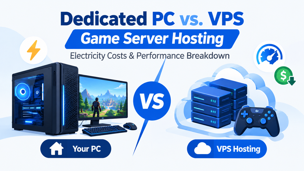 dedicated pc vs vps game server hosting